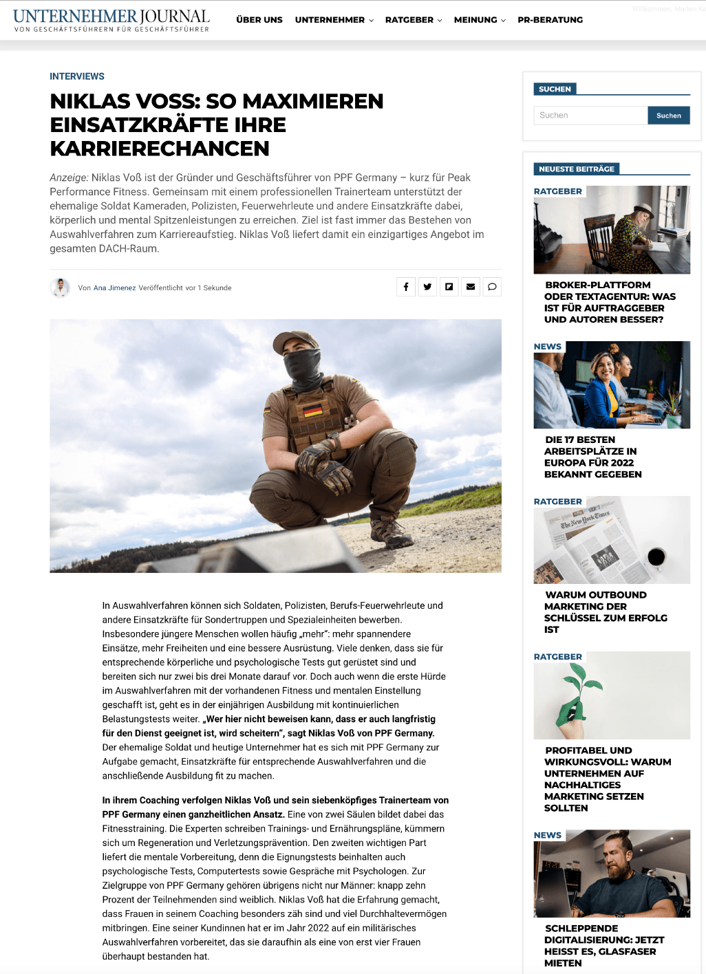 PPF Germany Niklas Voß